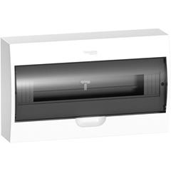 Rozdzielnica modułowa 1x18 nadtynkowa IP40 drzwi transparentne Easy9 EZ9E118S2S