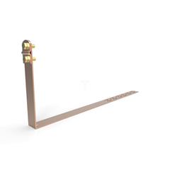 Uchwyt pod dachówkę z zaczepem L-415 Z ZACZ/SKR 10.3/Z/S CU /91003103/