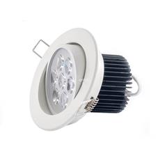 Downlight LED 7W biały okrągly 490lm 3000K 230V - LAMPRIX