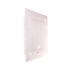 Drzwiczki rewizyjne metalowe 150x150mm białe zatrzask DM82