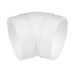 Kolano kanału okrągłego 45 stopni fi 100 KO100-23/45