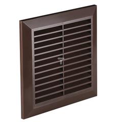 Kratka wentylacyjna 137x137mm fi 125mm brązowa T83BR