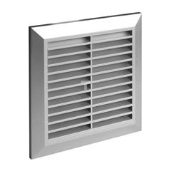 Kratka wentylacyjna 137x137mm fi 125mm satyna T83SS