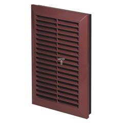 Kratka wentylacyjna 138x208mm brązowa uchwyt montażowy T26BR