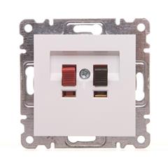 LUMINA2 Gniazdo głośnikowe białe WL3310