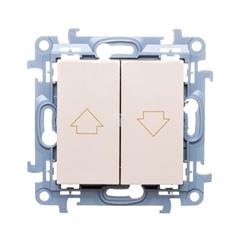 Simon 10 Łącznik żaluzjowy 10A IP20 kremowy CZW1.01/41 WC-ZW1xxxx-01-41xx