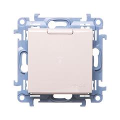 Simon 10 Gniazdo pojedyncze bez uszczelki kremowe 16A 250V IP44 CGZ1BU.01/41 WC-GZ1BUxx-01-41xx