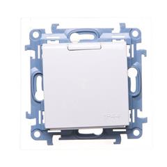 Simon 10 Gniazdo pojedyncze z uszczelką z przesłonami białe 16A 250V IP44 CGSZ1BZ.01/11 WC-GSZ1BZx-01-11xx