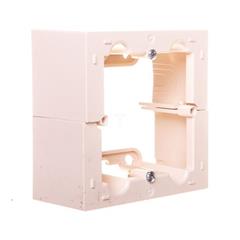 Simon 10 Puszka natynkowa pojedyncza składana kremowa CSC/41 WC-SCxxxxxxx-41xx