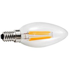 Żarówka LED filament świecowa 230V 4W E14 470lm C35 2700K 25000h LED-2722