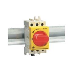 Rozłącznik izolacyjny DILOS 00 32A 3P czerwone pokrętło, żółty front D/061303-203 731410