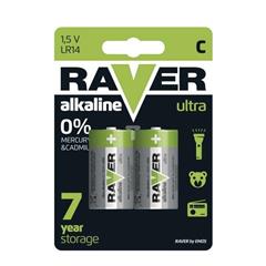 Bateria alkaliczna RAVER ULTRA C LR14 /blister 2szt./ B7931