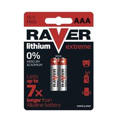 Bateria litowa RAVER EXTREME AAA LR03 /blister 2szt./ B7811