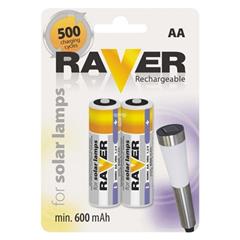 Akumulator Ni-MH R6 / AA 600mAh RAVER SOLAR /blister 2szt/ B7426