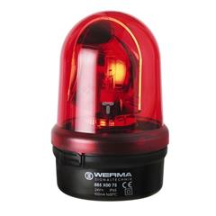 Sygnalizator ostrzegawczy czerwony 24V AC/DC obrotowy IP65 885.100.75