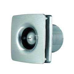 Wentylator osiowy fi 100 230V 18W 95m3/h 34dB 50Hz z timerem szczotkowane aluminium 100RAT