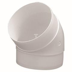 Kolanko okrągłe fi 100mm 45 stopni białe WP491