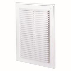 Kratka wentylacyjna z siatką 251x182mm biała WPFMV125