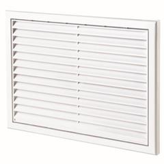 Kratka wentylacyjna z siatką 300x220mm biała WPFMV170