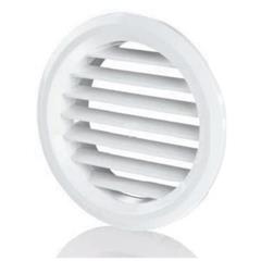 Kratka wentylacyjna drzwiowa fi 47mm skośna biała WPMV50/4BVWH