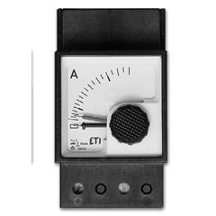 Amperomierz analogowy na szynę TH xA/5A /pomiar pośredni/ klasa 1,5 45x45mm FQ 0507 004802150