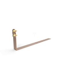 Uchwyt pod dachówkę L-330mm H-100mm miedziany z zaczepami skręcany 10.2.1/Z/S CU /91003303/