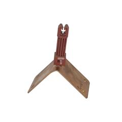 Uchwyt szczytowy L-70mm miedziany z plastikiem 20.1/P CU /92000303/