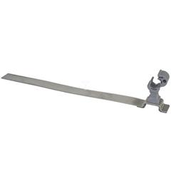 Uchwyt uniwersalny taśmowy L-250mm z plastikiem 10.10/P OC /91004101/