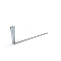 Uchwyt pod dachówkę L-415mm H-100mm ocynk skręcony skręcany z zaczepami 11.3.1/Z/S OC /91103401/