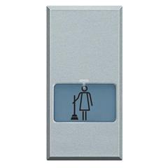 AXOLUTE Klawisz /SPRZĄTNĄĆ POKÓJ/ 1 moduł aluminium HC4921MR