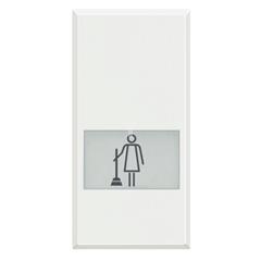 AXOLUTE Klawisz /SPRZĄTNĄĆ POKÓJ/ 1 moduł biały HD4921MR