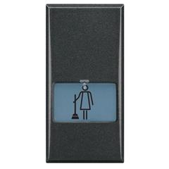 AXOLUTE Klawisz /SPRZĄTNĄĆ POKÓJ/ 1 moduł antracyt HS4921MR