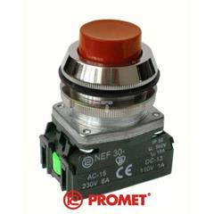 Przycisk sterowniczy 30mm czerwony z samopowrotem 1Z NEF30-WX  C