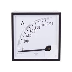 Amperomierz analogowy tablicowy 4-20mA podzialka 0-1200A 96x96mm IP65 C3 K=90 st. MA19I A90000000005 (skala 0-1200A)