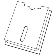 Kieszeń na rysunki 832000