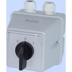 Łącznik krzywkowy 2-0-1 3P 100A IP44 ŁK 100-73 w obudowie 910773