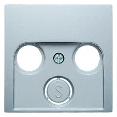 B7. Element centralny gniazda antenowego 2- wyjściowego aluminium 12031404