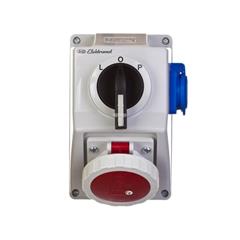 Zestaw instalacyjny L-0-P 3P+N+Z, 1 x 2P+Z IP54 C16-49.1N 971669