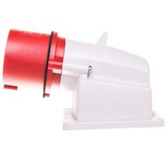 Gniazdo stałe 3P+N+Z 16A 400V IP44 czerwone 057588