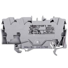 Złączka szynowa 3-przewodowa 4mm2 szara 2004-1301 TOPJOBS 