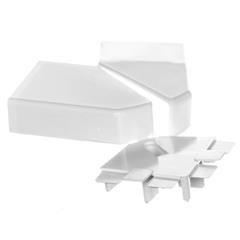 Naroże płaskie 40x 16mm 90° biały 40X16 033328