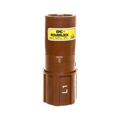 Obudowa gniazda przenośna EPIC POWERLOCK D6 C L1 brązowa M40 44420218