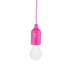Bateryjna lampka nocna na sznurku 1W LED różowa OR-LA-1407/P