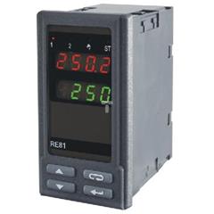 Regulator temperatury PT100 -50-100°C wyj. gł. przekaźnikowe wyj. alarmowe 2 przekaźniki zasilanie 230VAC 50/60Hz RE81 01100P0