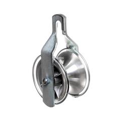 Rolka pojedyńcza aluminiowa łożyskowana fi 77mm ST26.33