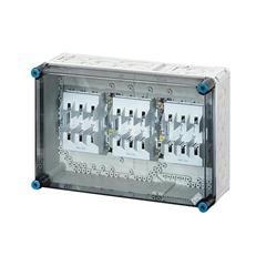 Skrzynka Mi z podstawą bezpiecznikami mocy 3xNH 00 125A 3P+PE+N IP65 wlk.3 450x300x170mm Mi 84350 HPL00086