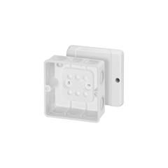 Puszka do instalacji wewnętrznych biała IP55 10 dławnic membranowych 98x98x52 bez zacisków DE 9341 6000322
