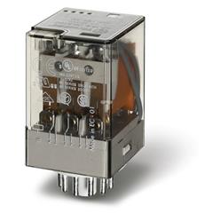 Przekaźnik przemysłowy 3P 10A 110V AC przycisk testujący mechaniczny wskaźnik zadziałania 60.13.8.110.0040