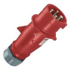 Gniazdo przenośne 1-częściowe 16A 5p 6h 400V IP44 AM-TOP zaciski śrubowe MEN5