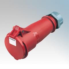 Gniazdo przenośne 1-częściowe 32A 4p 6h 400V IP44 AM-TOP zaciski śrubowe MEN526